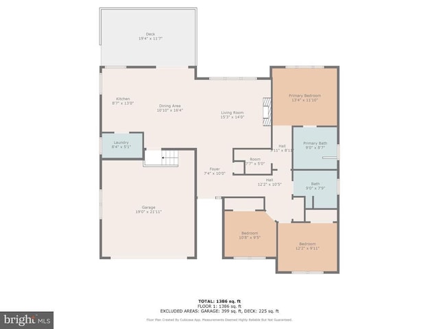 79 Hickory Cir, Mineral, VA 23117 - view of floor plan / room layout