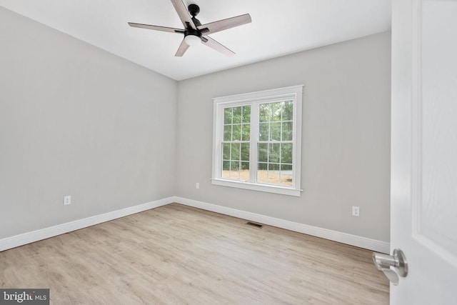 79 Hickory Cir, Mineral, VA 23117 - unfurnished room with wood finished floors and a ceiling fan