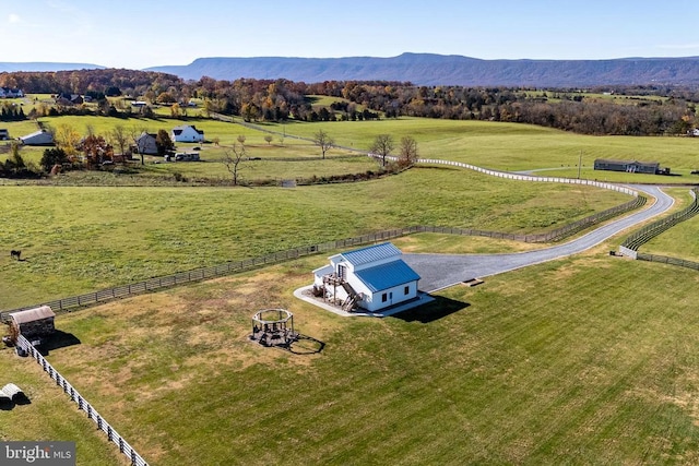 1246 Whispering Hill Rd, Luray, VA 22835 - overview of rural landscape featuring a pastoral area and mountains