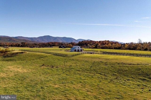 1246 Whispering Hill Rd, Luray, VA 22835 - view of mountain background featuring rural landscape and a pastoral area