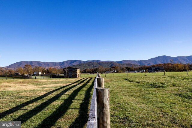 1246 Whispering Hill Rd, Luray, VA 22835 - mountain view featuring rural landscape and agricultural land