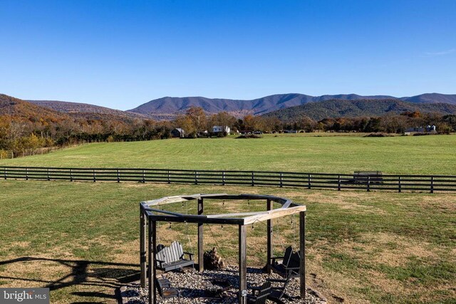 1246 Whispering Hill Rd, Luray, VA 22835 - view of mountain background featuring rural landscape and agricultural land