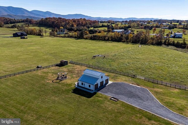 1246 Whispering Hill Rd, Luray, VA 22835 - view of rural area featuring a mountainous background and agricultural land