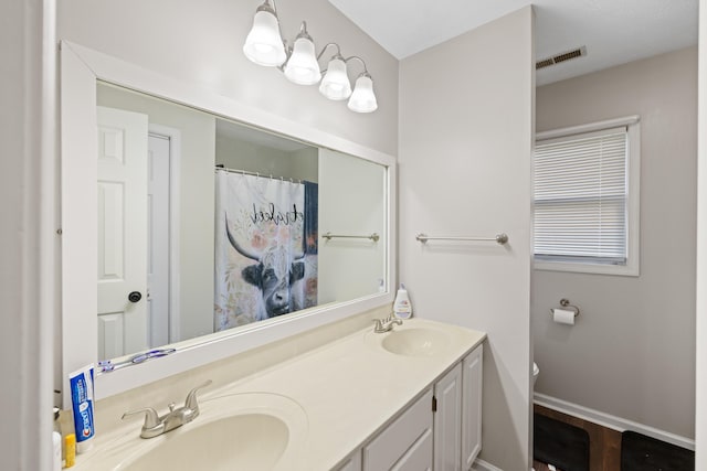 701 Horseshoe Cir, Stuarts Draft, VA 24477 - full bath featuring double vanity and toilet
