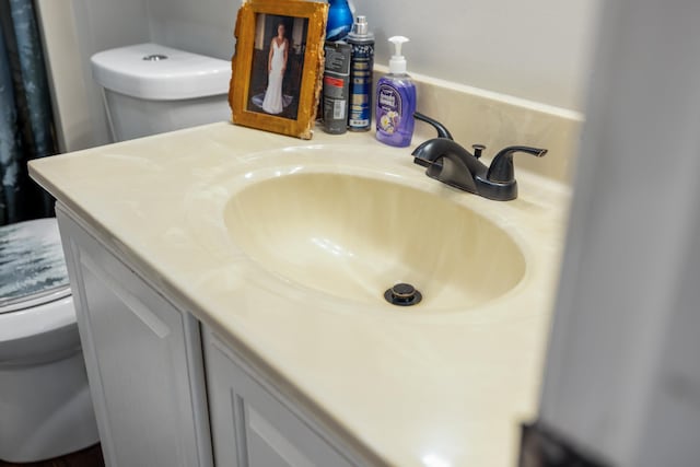 701 Horseshoe Cir, Stuarts Draft, VA 24477 - bathroom featuring toilet and vanity