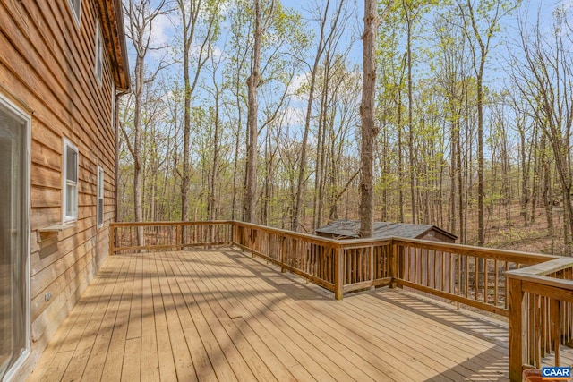 view of deck