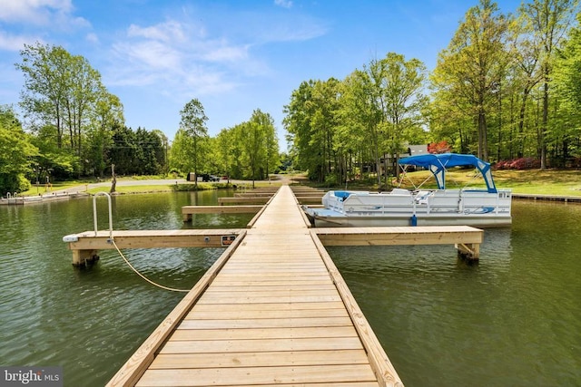 92 Aspen Hill Rd, Mineral, VA 23117 - dock featuring a water view and view of scattered trees