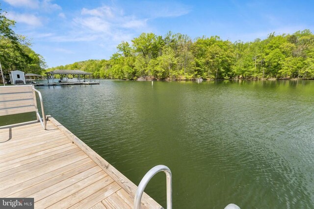 92 Aspen Hill Rd, Mineral, VA 23117 - dock with a water view