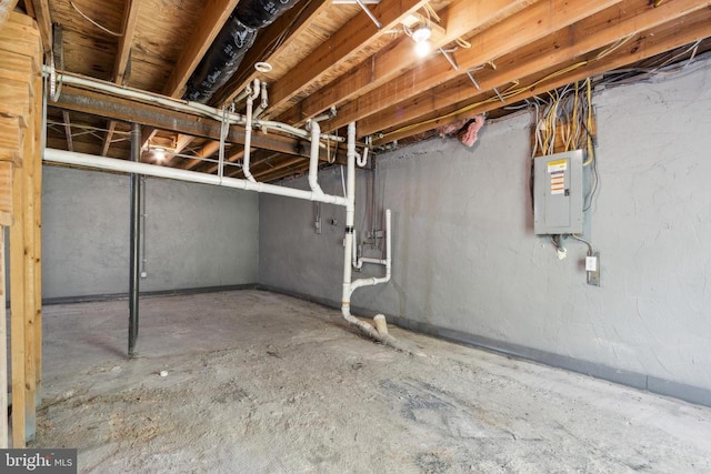 92 Aspen Hill Rd, Mineral, VA 23117 - unfinished below grade area with electric panel