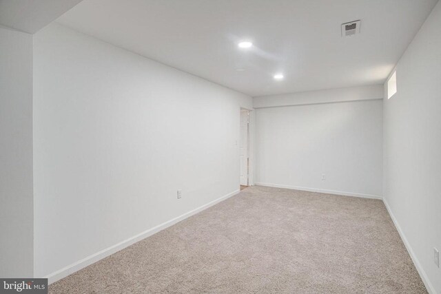 5409 Rich Mountain Way E, Fredericksburg, VA 22407 - finished basement with recessed lighting, carpet floors, and baseboards