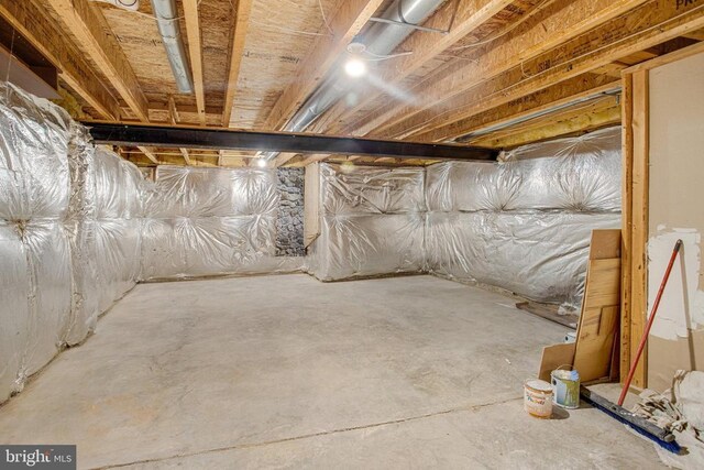 5409 Rich Mountain Way E, Fredericksburg, VA 22407 - view of unfinished below grade area