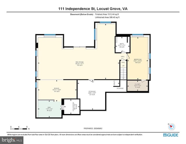 111 Independence St, Locust Grove, VA 22508 - home floor plan