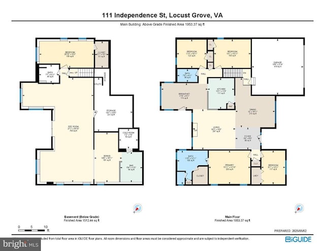 111 Independence St, Locust Grove, VA 22508 - property floor plan