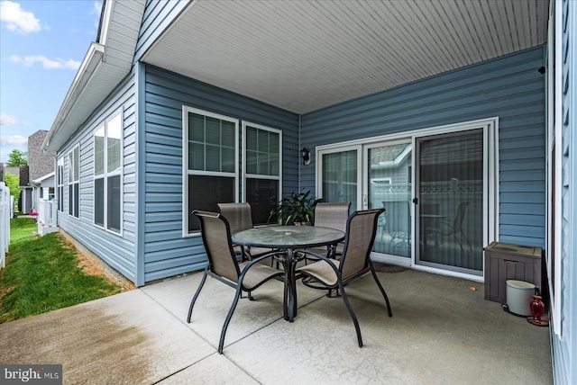 6607 Golden Pheasant Run, Fredericksburg, VA 22407 - view of patio with outdoor dining space
