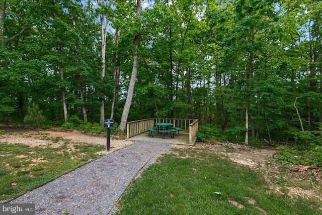 6607 Golden Pheasant Run, Fredericksburg, VA 22407 - view of home's community featuring a deck
