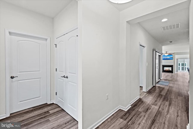 6607 Golden Pheasant Run, Fredericksburg, VA 22407 - hall with wood finished floors and baseboards