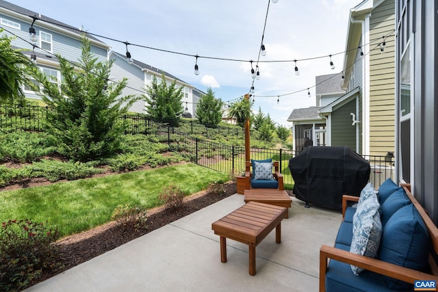 760 Arboleda Dr, Crozet, VA 22932 - view of patio / terrace with a grill and an outdoor hangout area