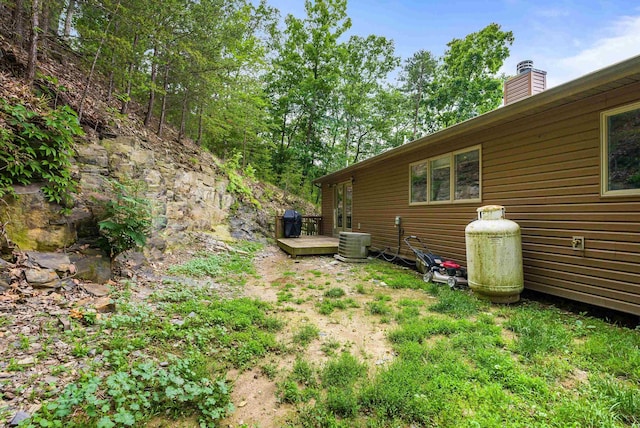4056 Palmer Rd, Mcgaheysville, VA 22840 - view of yard with a wooden deck