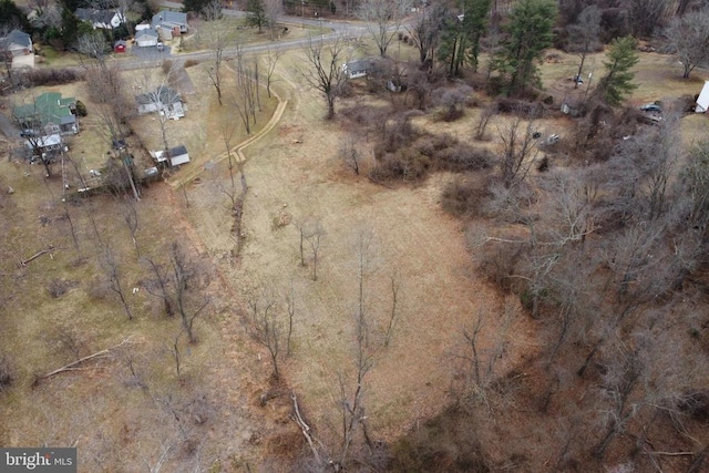 aerial view of property's location