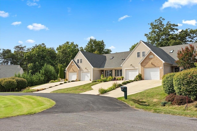 35 Hickory Nut Ln, Staunton, VA 24401 - traditional-style house with driveway, brick siding, and a front lawn