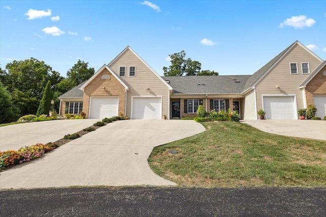 35 Hickory Nut Ln, Staunton, VA 24401 - traditional home featuring brick siding, a front lawn, and concrete driveway