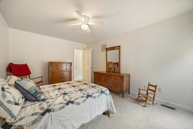 35 Hickory Nut Ln, Staunton, VA 24401 - bedroom with carpet floors, baseboards, and a ceiling fan