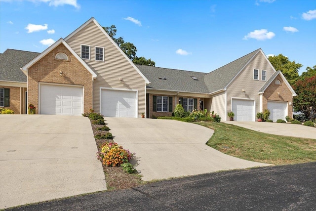 35 Hickory Nut Ln, Staunton, VA 24401 - traditional home with brick siding, concrete driveway, and a garage