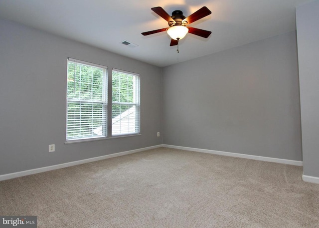 4605 Club Cart Cir, Fredericksburg, VA 22408 - empty room with carpet flooring and a ceiling fan