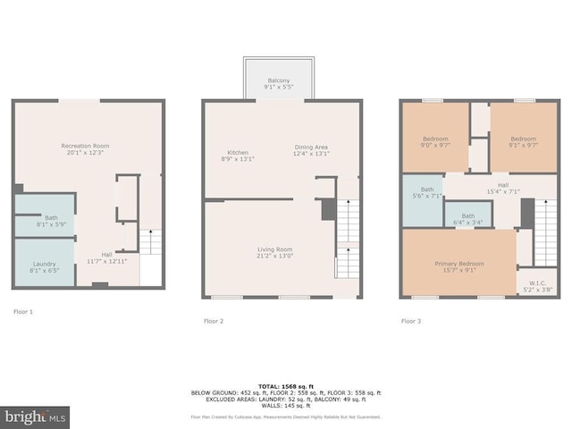 5122 Redbud Rd, Fredericksburg, VA 22407 - view of room layout