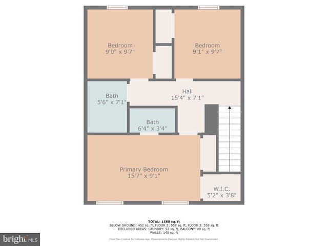 5122 Redbud Rd, Fredericksburg, VA 22407 - view of property floor plan