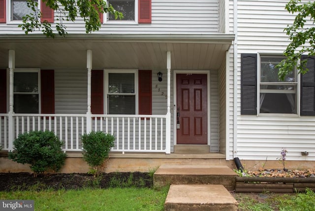 5122 Redbud Rd, Fredericksburg, VA 22407 - view of exterior entry featuring covered porch