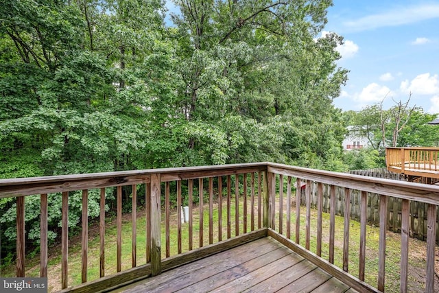 5122 Redbud Rd, Fredericksburg, VA 22407 - wooden terrace with a yard