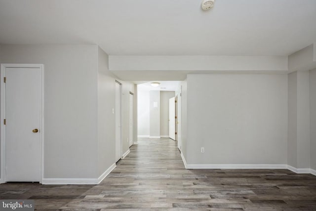 5122 Redbud Rd, Fredericksburg, VA 22407 - hall with wood finished floors and baseboards