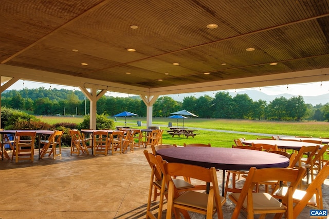 462 Winery Ln, Nellysford, VA 22958 - view of patio with outdoor dining area