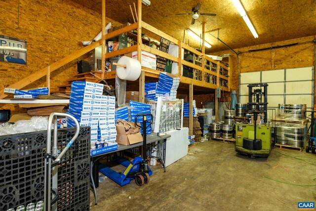 462 Winery Ln, Nellysford, VA 22958 - storage area featuring ceiling fan
