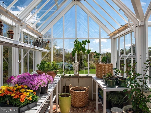 435 Larkins Mill Ln, Brightwood, VA 22715 - sunroom with a healthy amount of sunlight and high vaulted ceiling
