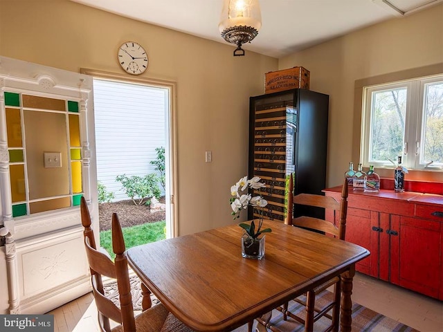 435 Larkins Mill Ln, Brightwood, VA 22715 - dining space featuring light wood-style flooring