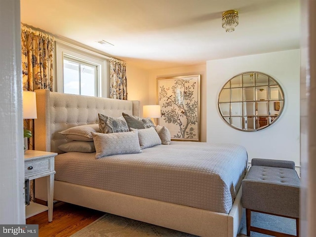 435 Larkins Mill Ln, Brightwood, VA 22715 - bedroom with visible vents and wood finished floors