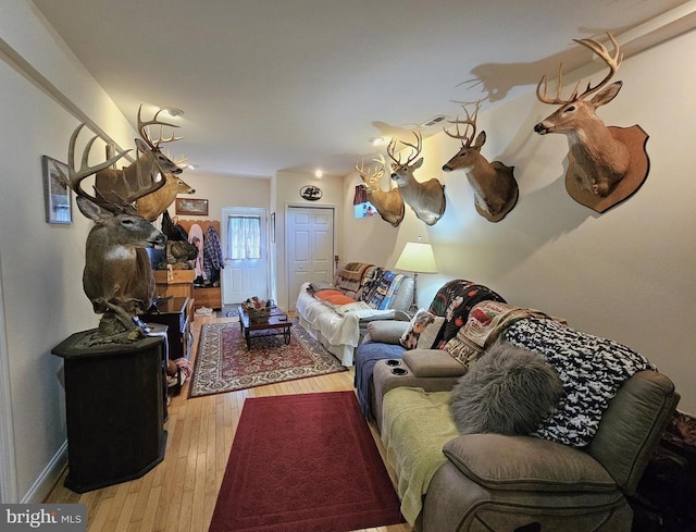 336 Blankenbaker Rd, Madison, VA 22727 - living area with light wood-type flooring and baseboards