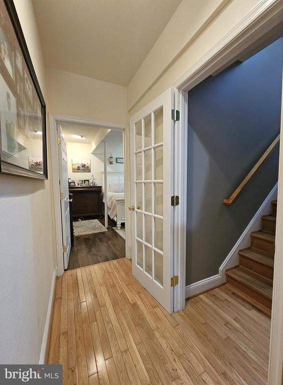 336 Blankenbaker Rd, Madison, VA 22727 - hall with hardwood / wood-style flooring and stairway