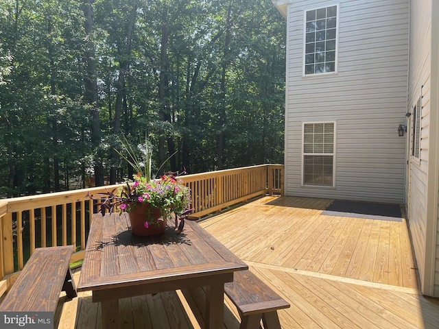 3113 Somerset Dr, Jeffersonton, VA 22724 - wooden deck featuring outdoor dining area