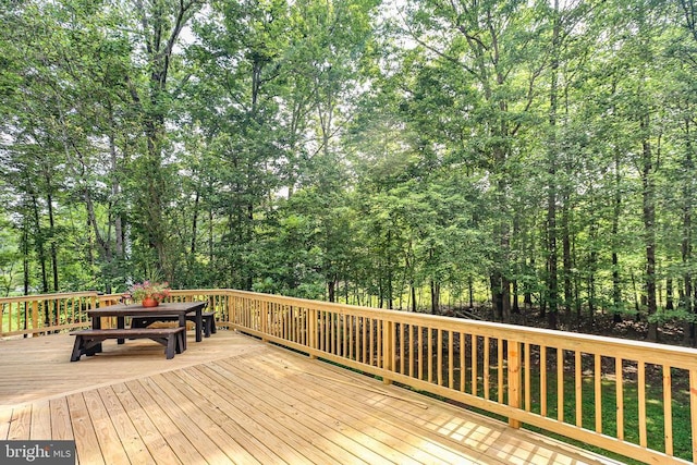 3113 Somerset Dr, Jeffersonton, VA 22724 - view of wooden terrace