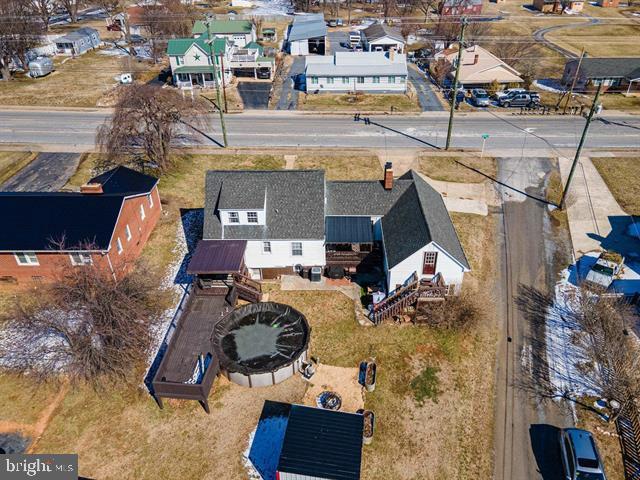 885 Main St W, Stanley, VA 22851 - aerial view of property and surrounding area