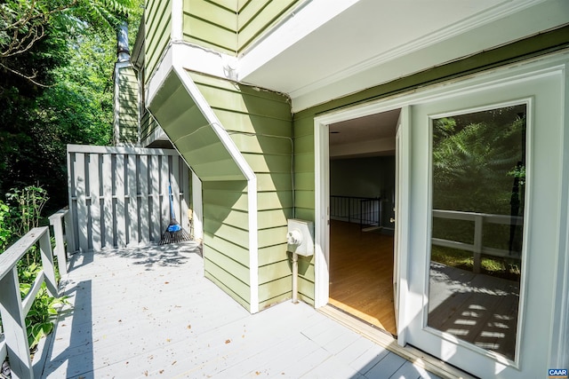 158 Scarborough Pl, Charlottesville, VA 22903 - view of wooden terrace