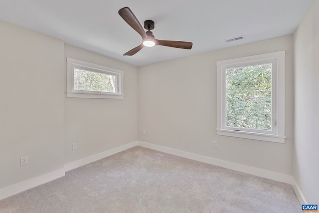 34 Turkeysag Trl, Palmyra, VA 22963 - carpeted empty room featuring a ceiling fan and baseboards