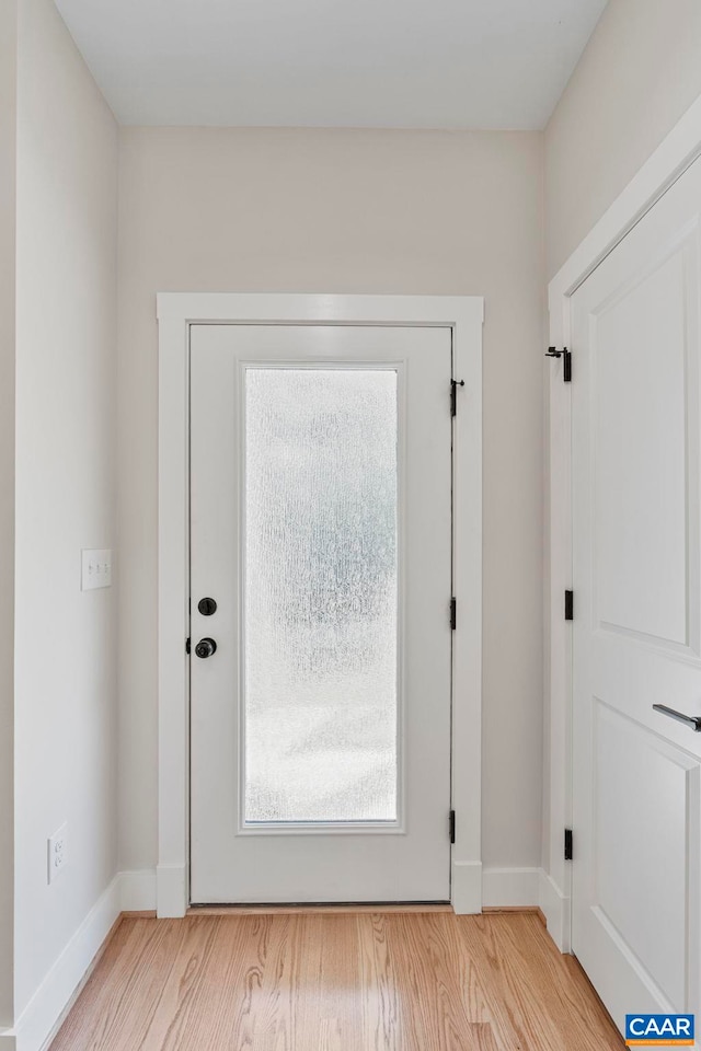34 Turkeysag Trl, Palmyra, VA 22963 - doorway to outside featuring light wood-style flooring