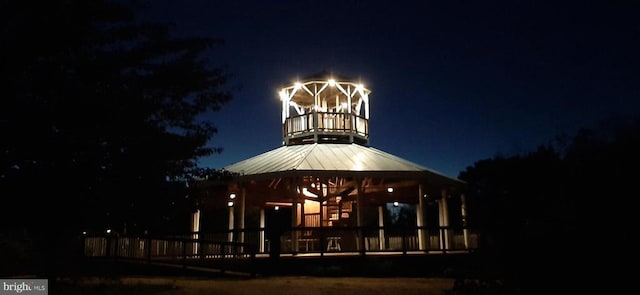 5902 Patriot Hwy, Woodford, VA 22580 - view of property at night