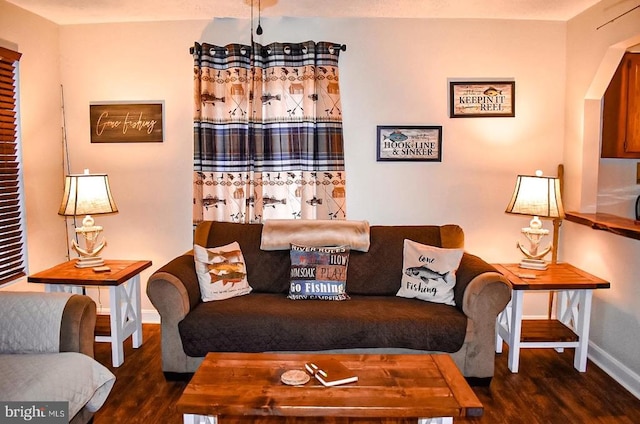 4551 Grove Hill River Rd, Shenandoah, VA 22849 - living area with wood finished floors and baseboards