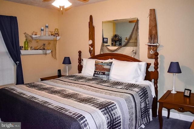 bedroom featuring carpet floors