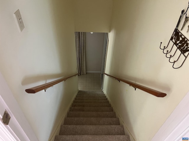 7 Englewood Dr, Palmyra, VA 22963 - stairway featuring tile patterned floors